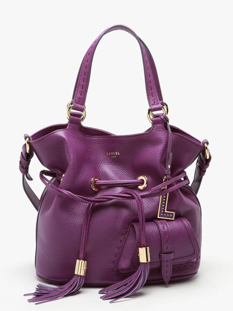 Medium Bucket Bag Premier Flirt Lancel Violet premier flirt A10110