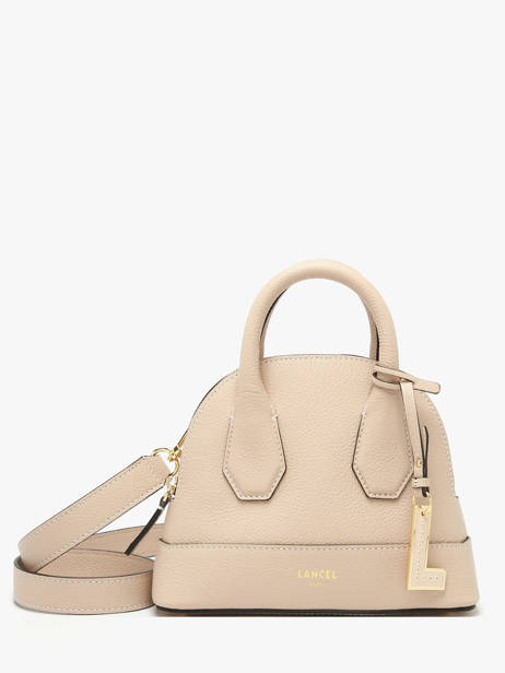 Shoulder Bag Belleville Leather Lancel Beige belleville A13735