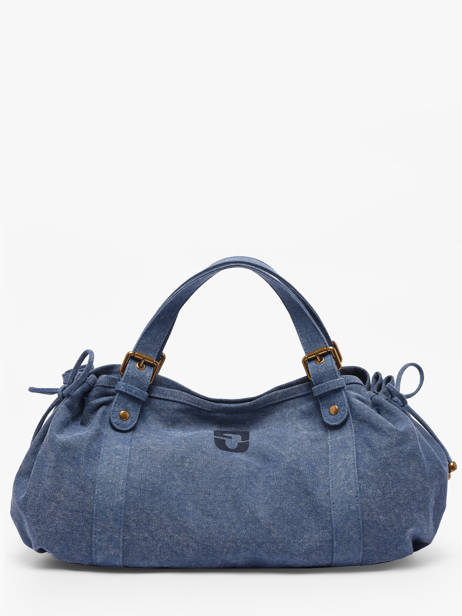 Shoulder Bag Canvas Cotton Gerard darel Blue canvas D489