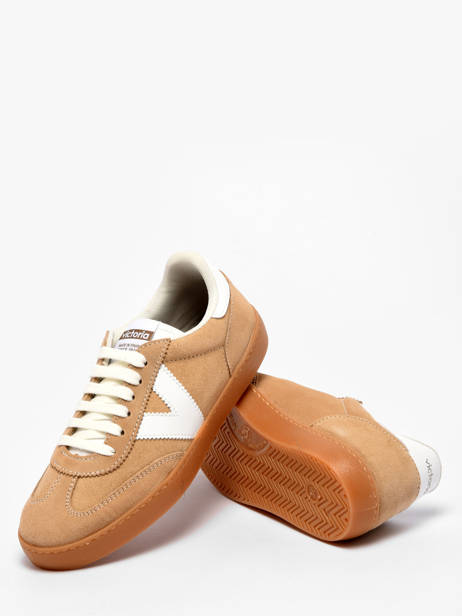 Sneakers En Cuir Victoria Beige women 1126212 vue secondaire 2