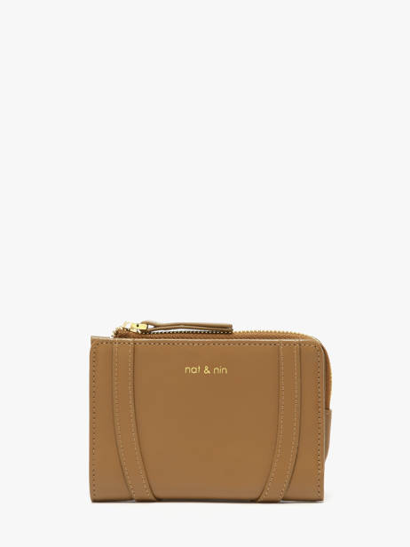 Wallet Leather Vintage Nat et nin Brown vintage ROZA