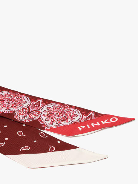 Bandana Bag Ribbon Pinko Red logo shopper 6653A38G other view 1