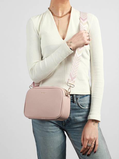 Shoulder Bag Grained Miniprix Pink grained F6967OR other view 1