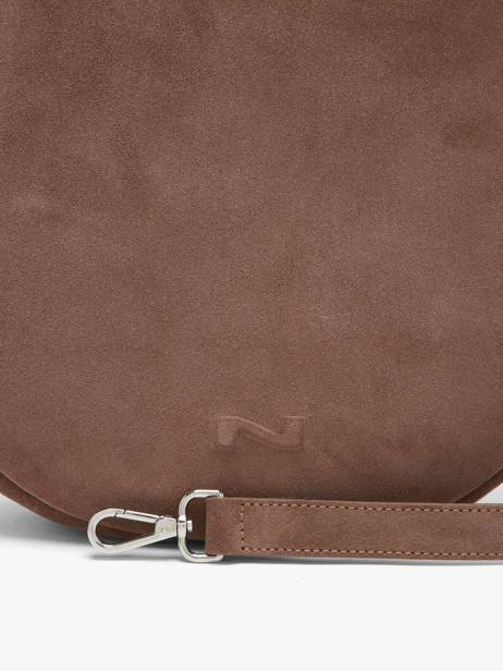 Suede Leather Anna Shoulder Bag Nathan baume Brown nathan 9S other view 3
