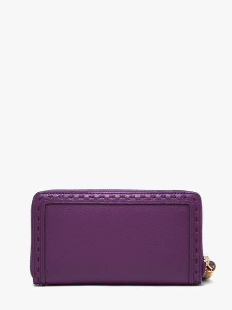 Leather Wallet Premier Flirt Lancel Violet premier flirt A10111 other view 2