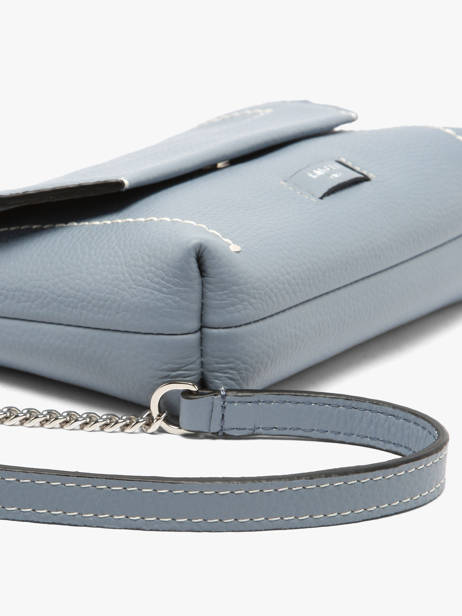 Leather Ninon Soft Crossbody Bag Lancel Blue ninon A14030 other view 3