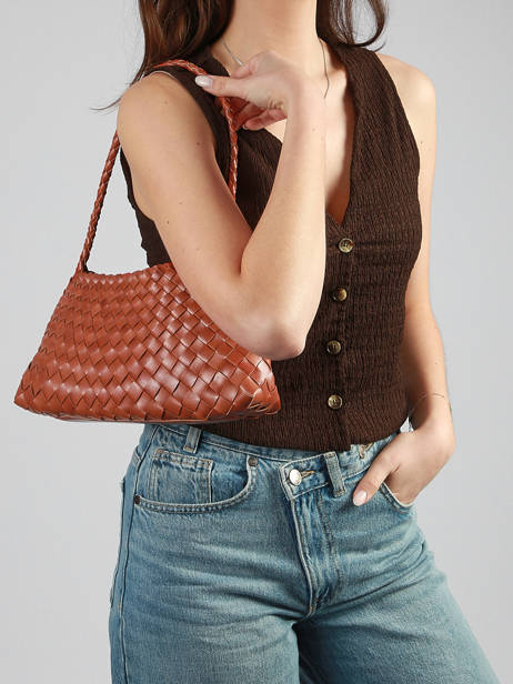Shoulder Bag Tresse Miniprix Brown tresse 88302 other view 1