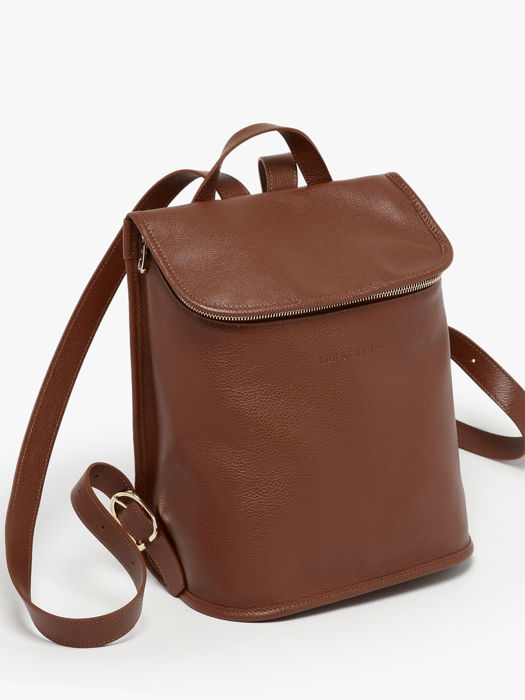 Longchamp Le foulonné Backpack Brown