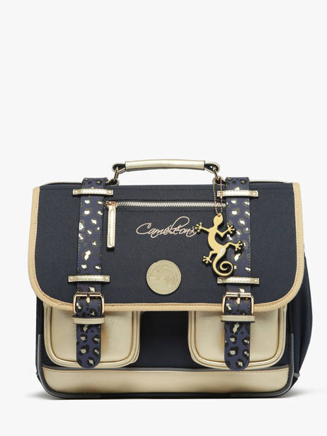 Wheeled Schoolbag 2 Compartments Cameleon Blue vintage fantasy PBVGCA35