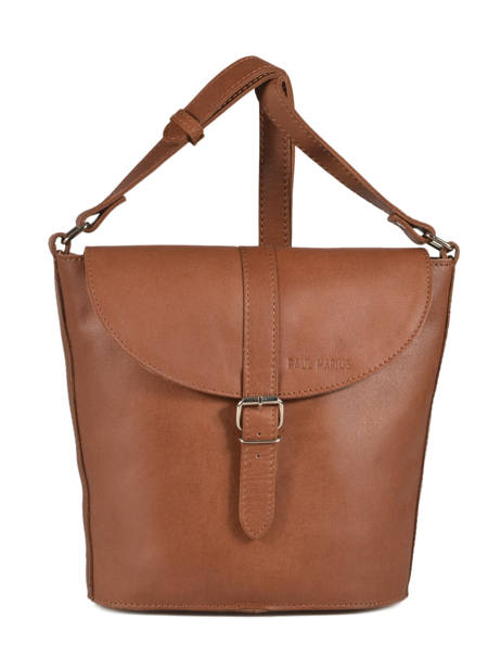 Sac BandouliÃ¨re Vintage Cuir Paul marius Marron vintage AUTHEN-M