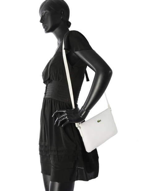 Sac BandouliÃ¨re L.12.12 Concept Lacoste Blanc l.12.12 concept 17WAYPEY vue secondaire 2