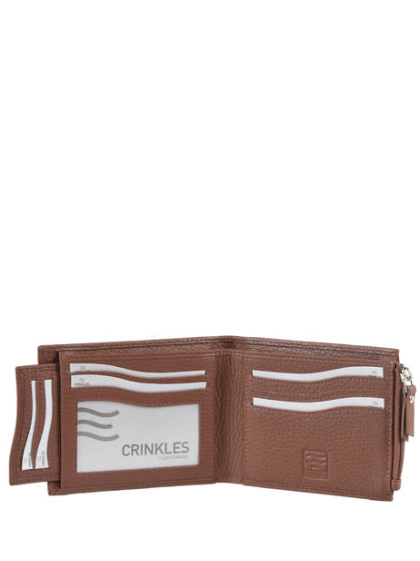 Wallet Caviar Leather Crinkles Brown caviar 14260 other view 1