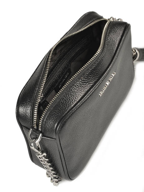 Sac BandouliÃ¨re Jet Set Cuir Michael kors Noir jet set F7SGNM8L vue secondaire 4
