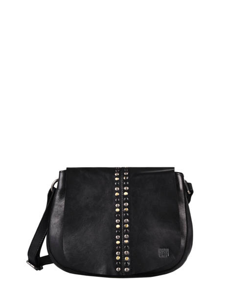 Sac BandouliÃ¨re Heritage Cuir Biba Noir heritage HAK2L