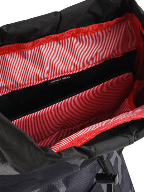 Sac Ã  Dos 1 Compartiment Herschel Gris classics PBG10066 vue secondaire 2