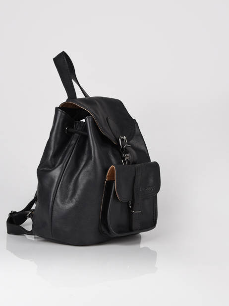 Sac Ã  Dos Lebaroudeur Paul marius Noir vintage BAROUDEU vue secondaire 2