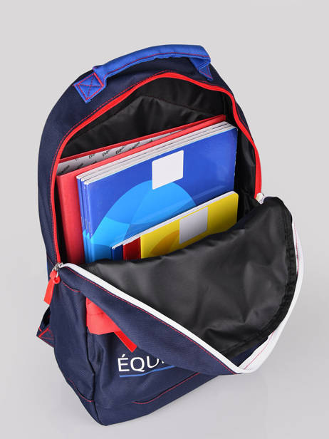Sac Ã  Dos 1 Compartiment Federat. france football Bleu le coq 213X204B vue secondaire 3
