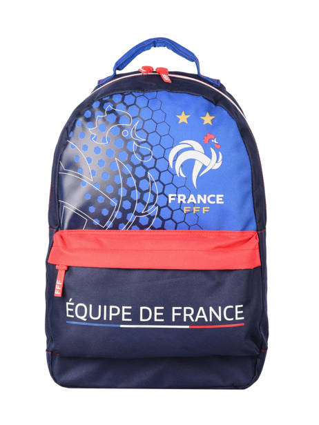 Sac Ã  Dos 1 Compartiment Federat. france football Bleu le coq 213X204B