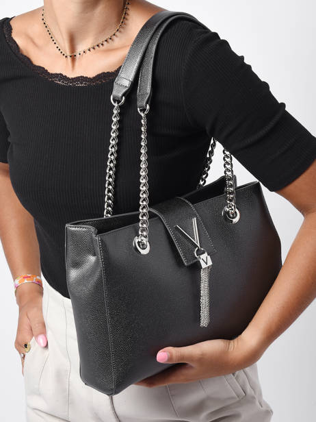 Sac PortÃ© Ã©paule Divina Valentino Gris divina VBS1R406 vue secondaire 1