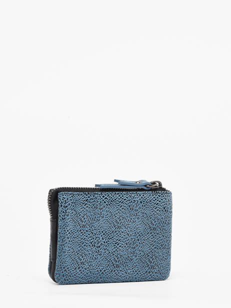 Portefeuille FoulonnÃ© Cuir Yves renard Bleu foulonne 29460 vue secondaire 2