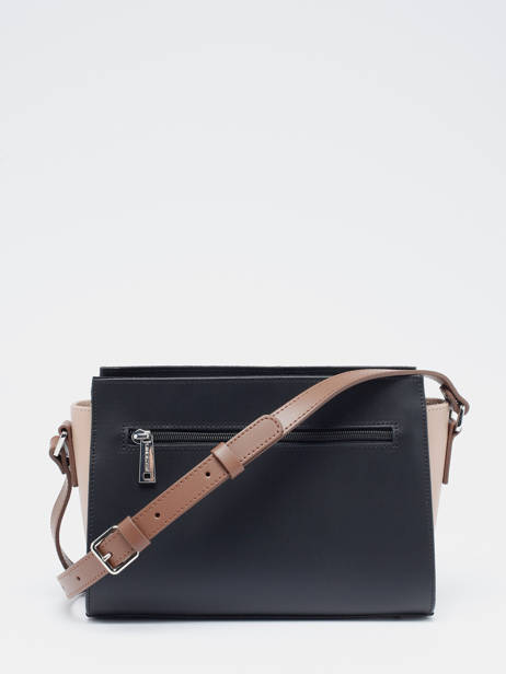Sac BandouliÃ¨re Smooth Cuir Lancaster Noir smooth 437-02 vue secondaire 4