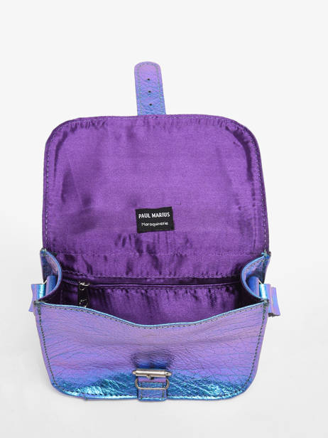 Sac BandouliÃ¨re Scarabee Paul marius Bleu scarabee ESSENSCA vue secondaire 3