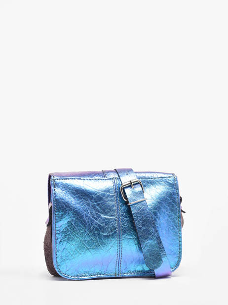 Sac BandouliÃ¨re Scarabee Paul marius Bleu scarabee ESSENSCA vue secondaire 4