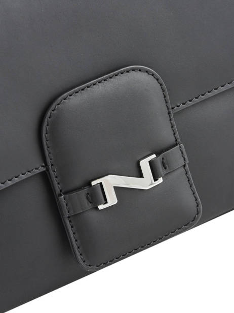 Sac BandouliÃ¨re Sagan Cuir Nathan baume Noir ines 2 vue secondaire 2