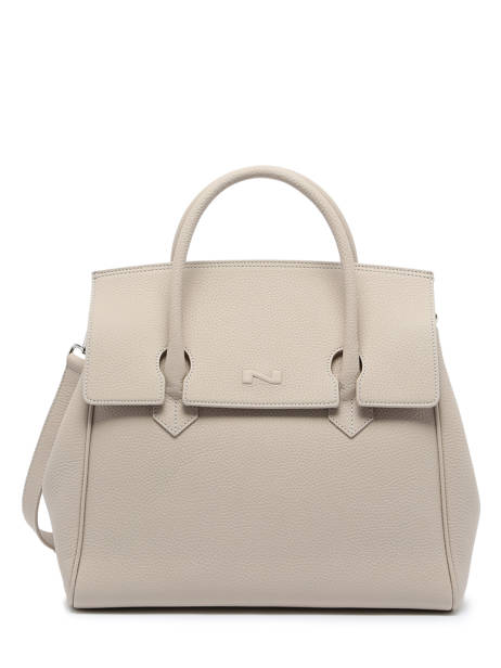 Sac Ã  Main Clara Cuir Nathan baume Beige nathan 2
