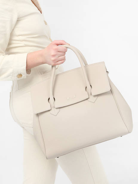 Sac Ã  Main Clara Cuir Nathan baume Beige nathan 2 vue secondaire 1