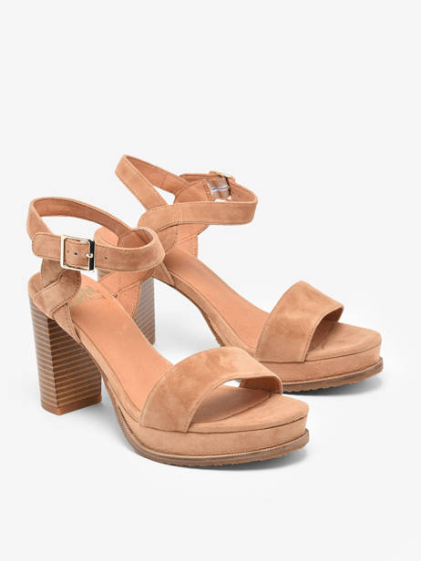 Sandales à Talon Jain En Cuir Mam'zelle Marron accessoires CSG1H03 vue secondaire 3