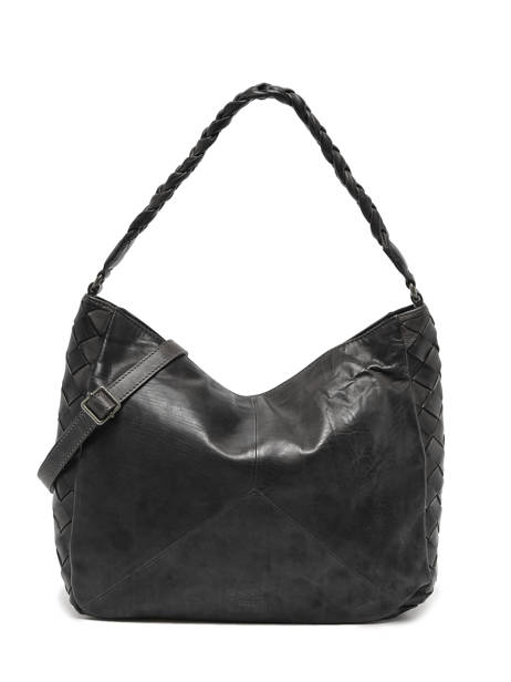 Sac PortÃ© Ã©paule Obbo Cuir Basilic pepper obbo BOBB01