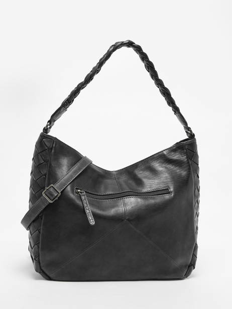 Sac PortÃ© Ã©paule Obbo Cuir Basilic pepper obbo BOBB01 vue secondaire 4