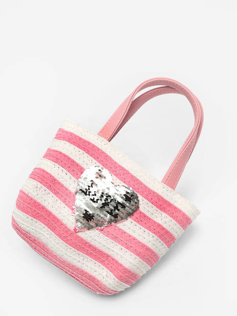 Sac PortÃ© Main Le voyage en panier Rose kids PM374 vue secondaire 1