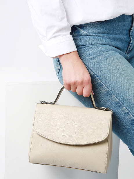 Sac BandouliÃ¨re Balade Cuir Etrier Beige balade EBAL046M vue secondaire 1