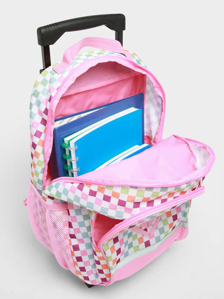 Sac A Dos Ã  Roulettes 2 Compartiments Roxy Rose kids RLBP3060 vue secondaire 3