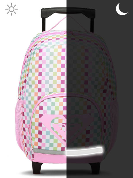 Sac A Dos Ã  Roulettes 2 Compartiments Roxy Rose kids RLBP3060 vue secondaire 6